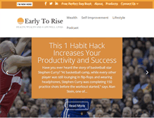 Tablet Screenshot of earlytorise.com